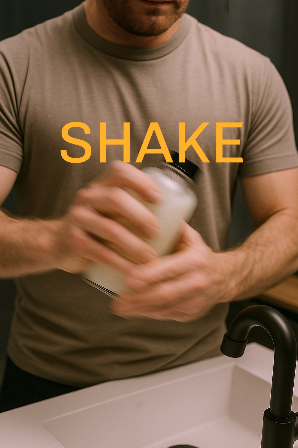 Step 3: Shake it up